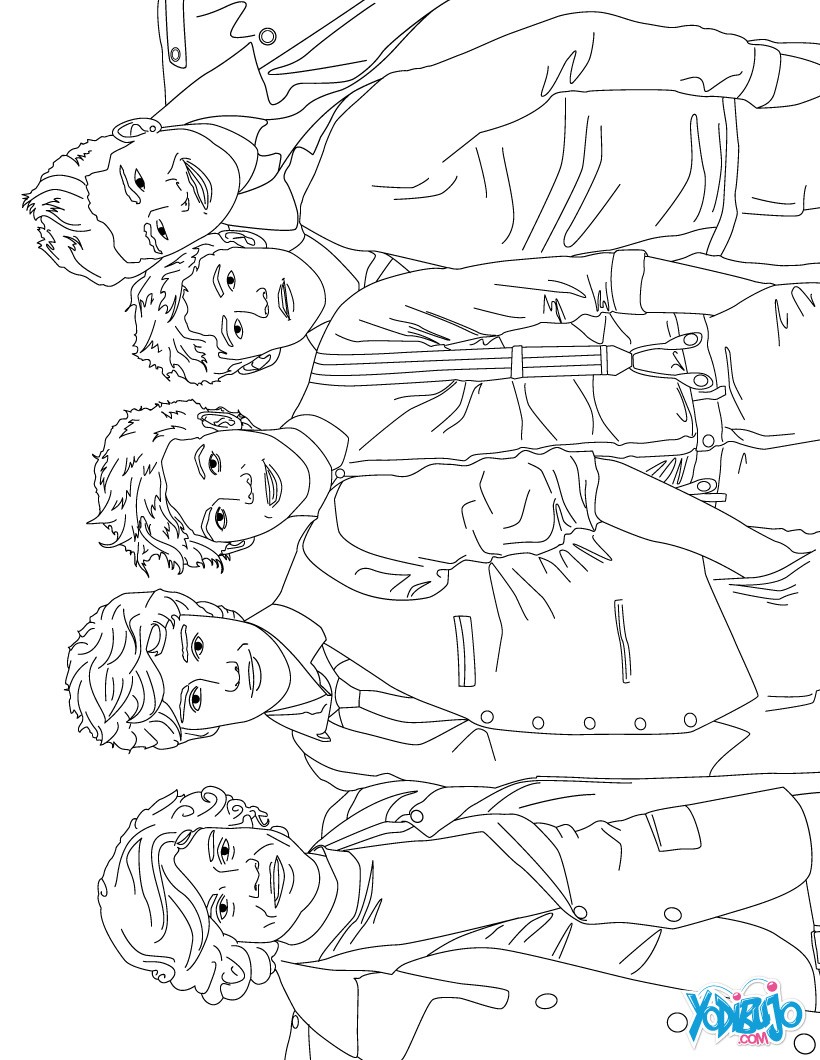 Nsync Coloring Pages Printable Sketch Coloring Page