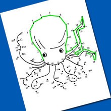 Juegos de puntos ANIMALES ACUATICOS - Juegos de UNIR PUNTOS - Juegos divertidos