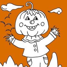 También en Dibujos para colorear ESPANTAPAJAROS HALLOWEEN