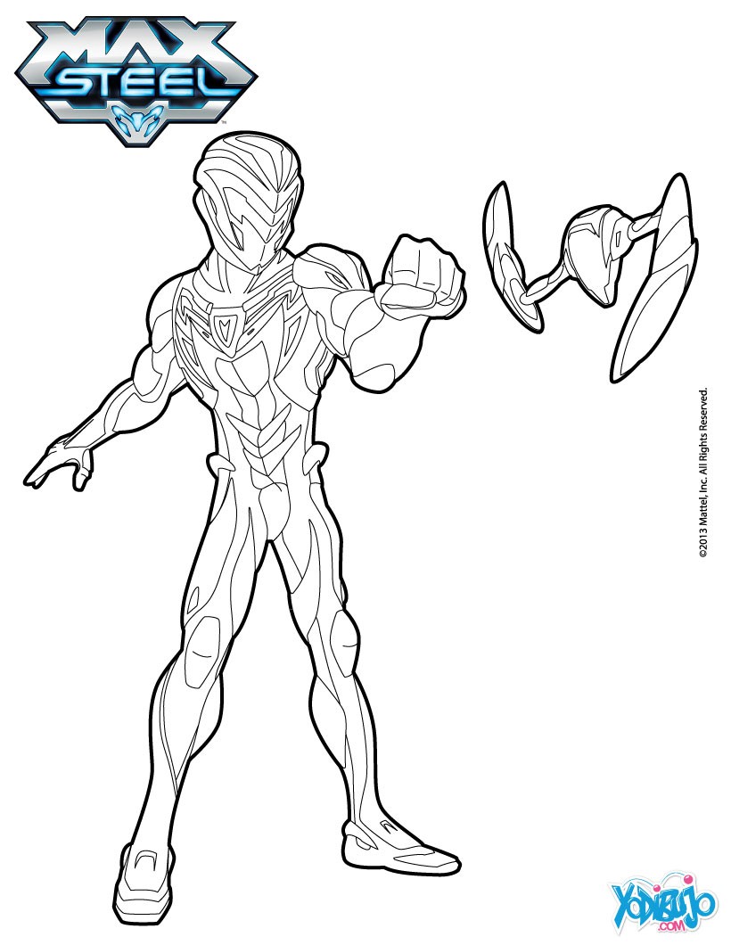 Dibujos De Steel De Max Steel Para Colorear Para Colorear Pintar E