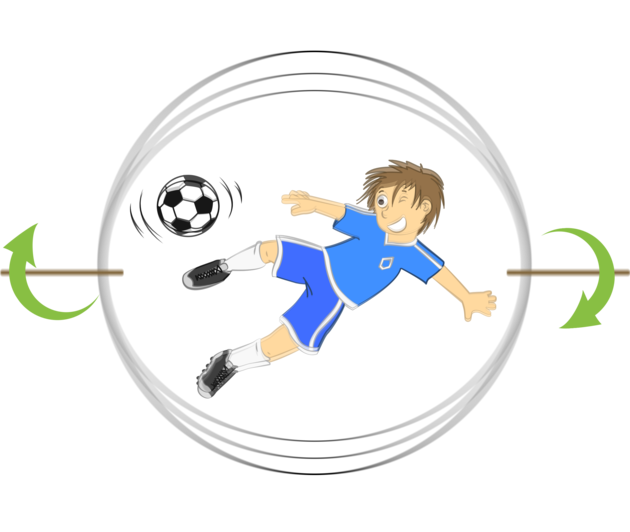 Manualidad infantil : El taumatropo de fútbol
