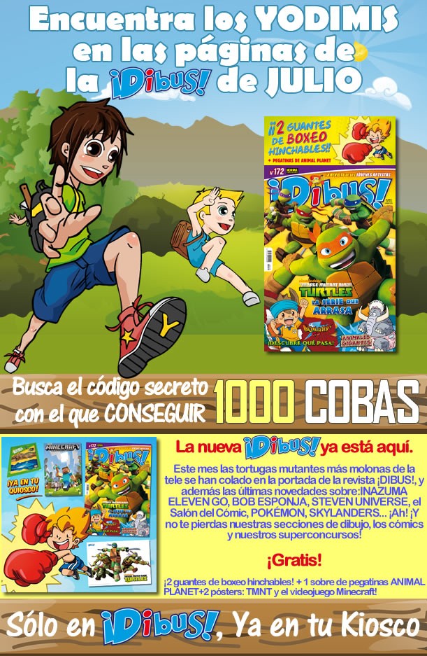 Revista infantil : ¡Dibus! de Julio 2014