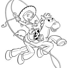 Dibujos Para Colorear Jessie Y Perdigón De Toy Story Eshellokidscom