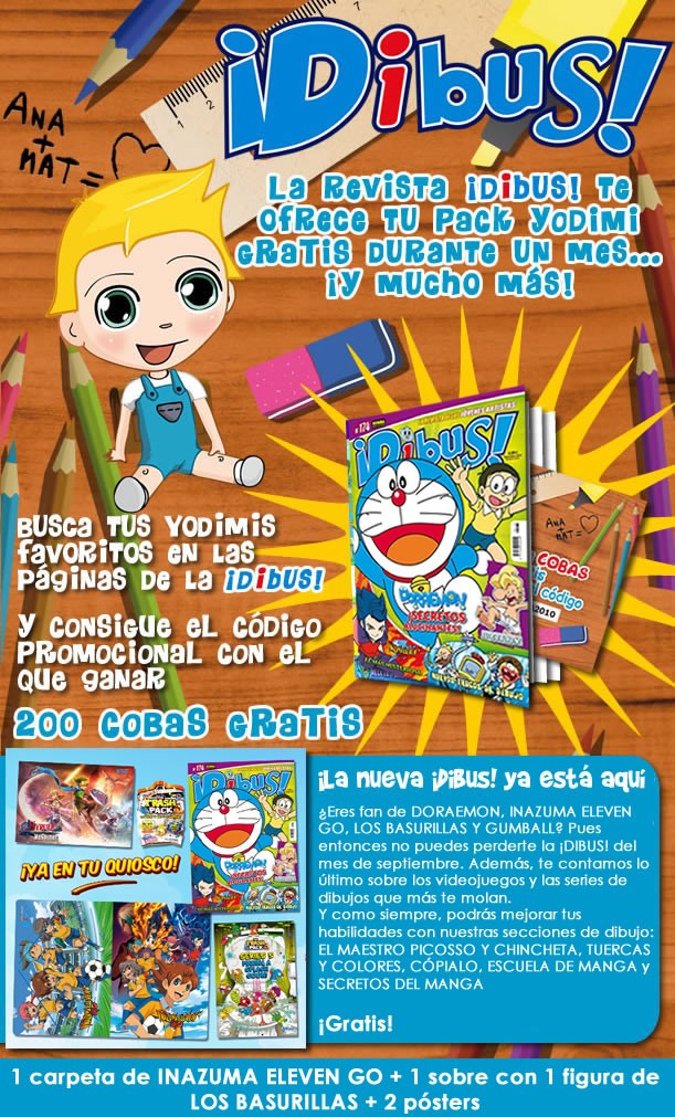 Revista infantil : ¡Dibus! de Septiembre 2014