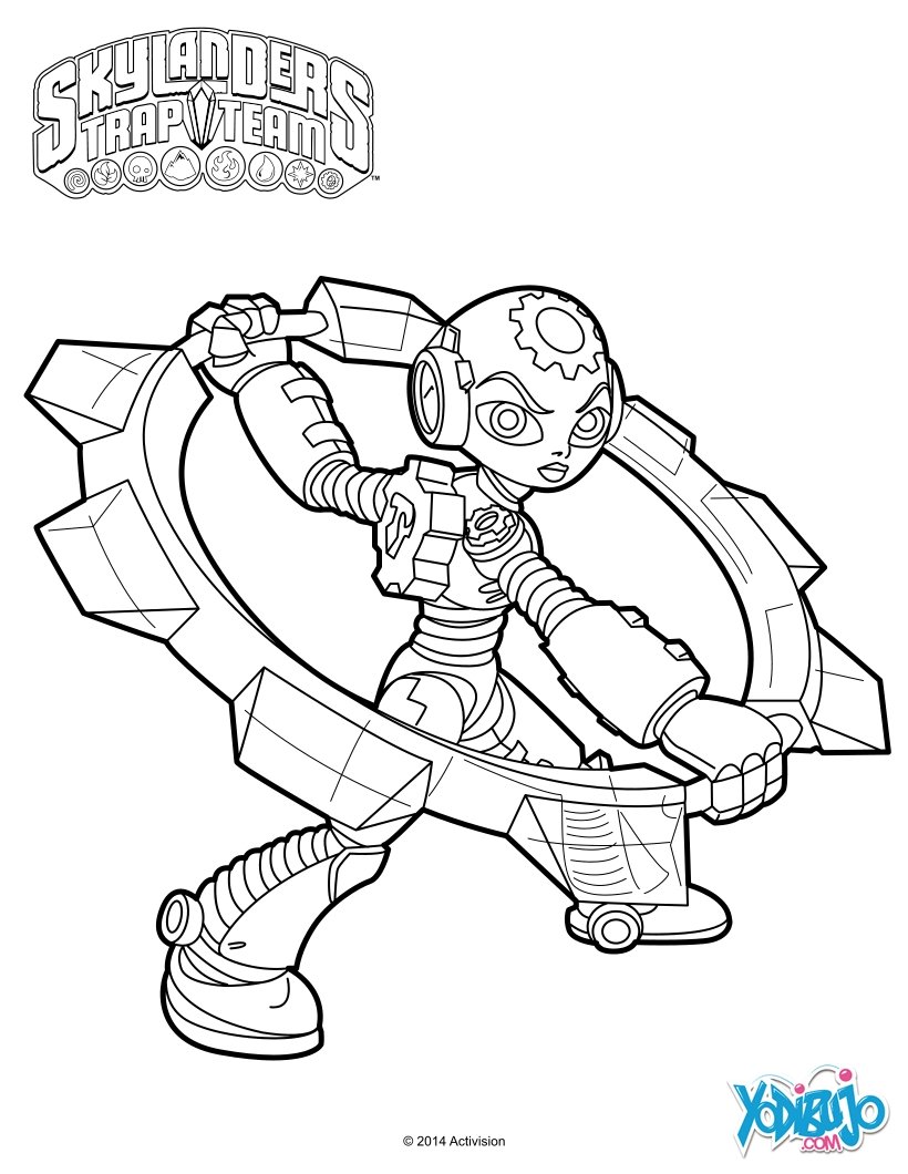 skylanders blastermind coloring pages - photo #4