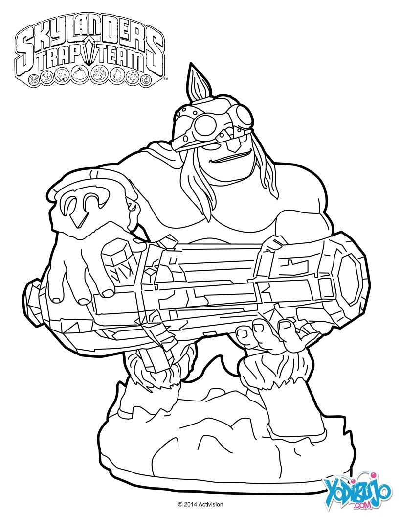 skylanders trap team coloring pages wildfire oakbrook - photo #9