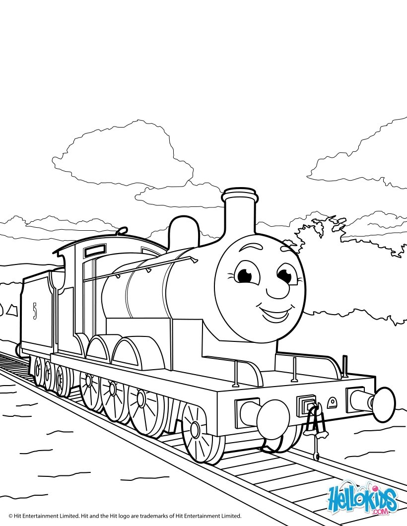 James Coloring Sheet