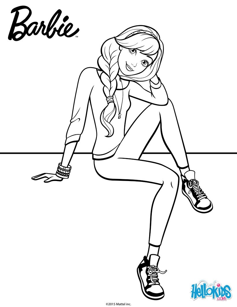 Dibujos Para Colorear De Barbie