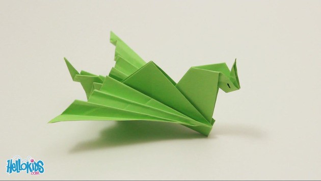 Doblado de papel : Dragón de papel