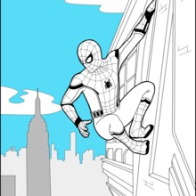 Dibujo para colorear : Spiderman Homecoming 2