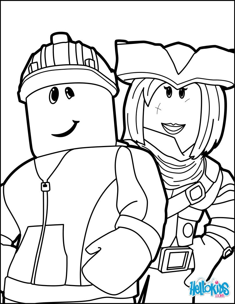 Roblox Para Colorear