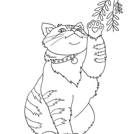 Dibujos GATOS para colorear 54 dibujos de animales para colorear .