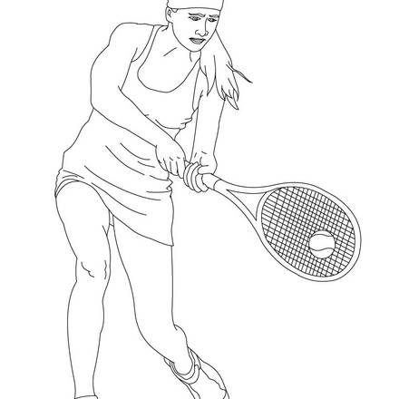 Tenis : Dibujos para Colorear, Juegos Gratuitos, Dibujo para Niños