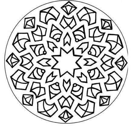 Dibujos para colorear MANDALAS para jovenes - 17 páginas de mandalas