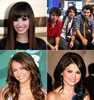 demi lobato-selena-miley-jonas