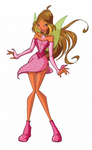 flora winx colorear