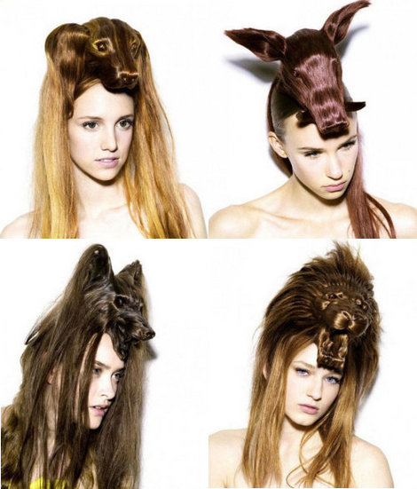 peinados raros de lady gaga
