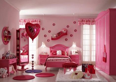 Ideas para decorar la habitaci&oacute;n de color rosa