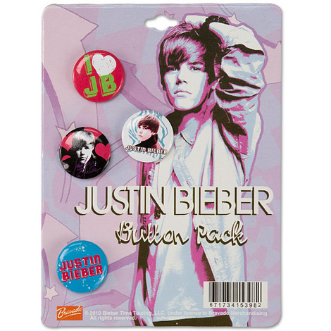 Justin Bieber Button Pack