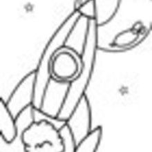 Espacio y extraterrestres: dibujos para pintar - OTROS: dibujos para colorear y pintar - Colorear