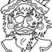 Los piratas para colorear - PERSONAJES: dibujos para colorear - Colorear