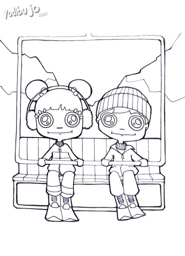 ski lift coloring pages - photo #10