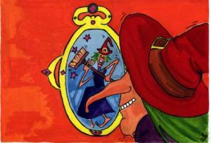 sorciere-dans-son-miroir