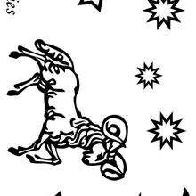 Aries - Dibujos para Colorear y Pintar - Dibujos infantiles para colorear - Signos del Zodiaco para colorear