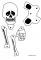 Careta de calavera - Actividades - Fabricar con tus manos - Manualidades para cada fiesta del a�o - Fabricar materiales para Halloween - Caretas y m�scaras para Halloween