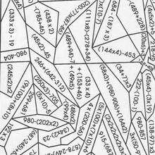Dibujo multiplicar, sustraer, colorear y sumar - Juegos divertidos - Juegos para IMPRIMIR - Juegos de PINTAR - Calcular: Dibujos mágicos