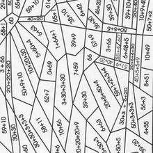 Dibujo colorear y contar - Juegos divertidos - Juegos para IMPRIMIR - Juegos de PINTAR - Calcular: Dibujos mágicos