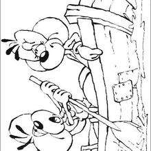 Diddl 7 - Colorear - Dibujos para colorear PERSONAJES - Colorear PERSONAJES ANIME - Diddl el rat�n para pintar
