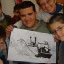 El mundo mágico de Marcial y sus dibujos
