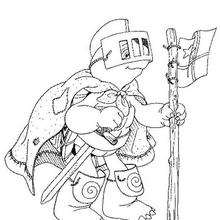 Franklin 53 - Dibujos para Colorear y Pintar - Dibujos para colorear PERSONAJES - PERSONAJES ANIME para colorear - Franklin la tortuga para pintar