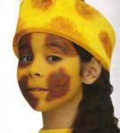 La jirafa - Manualidades - Manualidades para ni�os - Manualidades para cada fiesta del a�o - Manualidades infantiles CARNAVAL - Maquillajes de CARNAVAL