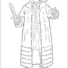 Lucy Pevensie - Dibujos para Colorear y Pintar - Dibujos DISNEY para colorear - Dibujos para colorear LAS CRONICAS DE NARNIA  - Dibujos para colorear EL LEON, LA BRUJA Y EL ARMARIO