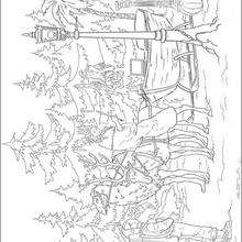 Jadis, la Bruja Blanca y Edmund Pevensie - Dibujos para Colorear y Pintar - Dibujos DISNEY para colorear - Dibujos para colorear LAS CRONICAS DE NARNIA  - Dibujos para colorear EL LEON, LA BRUJA Y EL ARMARIO