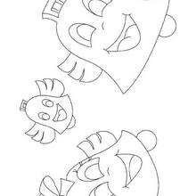 Dibujos para colorear gratis PASCUA 