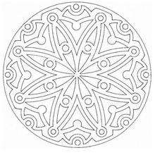 Lazos b�sicos - Colorear - MANDALAS: dibujos para colorear - Mandalas: nivel AVANZADO