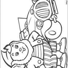 Coche de Noddy - Dibujos para Colorear y Pintar - Dibujos para colorear PERSONAJES - PERSONAJES ANIME para colorear - Noddy para pintar