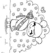 Dibujo para pintar un huevo de Pascua - Dibujos para Colorear y Pintar - Dibujos para colorear FIESTAS - Dibujos para colorear PASCUA - Dibujos para colorear HUEVOS DE PASCUA