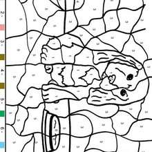 Juego de pintar PERRITO - Juegos divertidos - Juegos para IMPRIMIR - Juegos de PINTAR - Juegos de pintar ANIMALES - Juegos de pintar MASCOTAS
