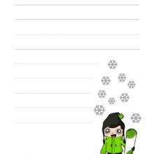 Papel san valentin SNOWBOARD