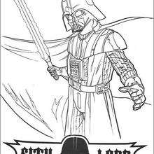Dibujo para colorear : Darth Vader