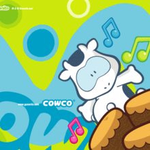 Cowcolor de la música - Dibujar Dibujos - Dibujos para DESCARGAR - FONDOS GRATIS - Fondos de escritorios de Gusanito