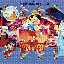 Fondo de pantalla : Pinocho y sus amigos