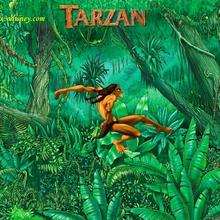 Tarzán en la selva - Dibujar Dibujos - Dibujos para DESCARGAR - FONDOS GRATIS - Fondos de escritorios Disney