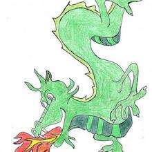 El dragón de Tomás - Dibujar Dibujos - Dibujos de NIÑOS - Dibujos de ANIMALES - Dibujos de DRAGONES
