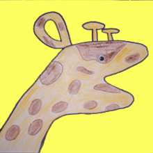 Dibujar una jirafa - Dibujar Dibujos - Aprender cómo dibujar paso a paso - Dibujar dibujos ANIMALES - Dibujar animales CON TU MANO