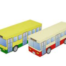 Manualidad infantil : Papiroflexia Autobuses